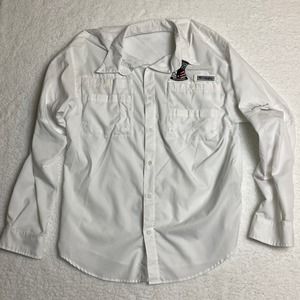 Columbia PFG Combat to Veterans Fishing Vent Button Shirt Men’s Medium
